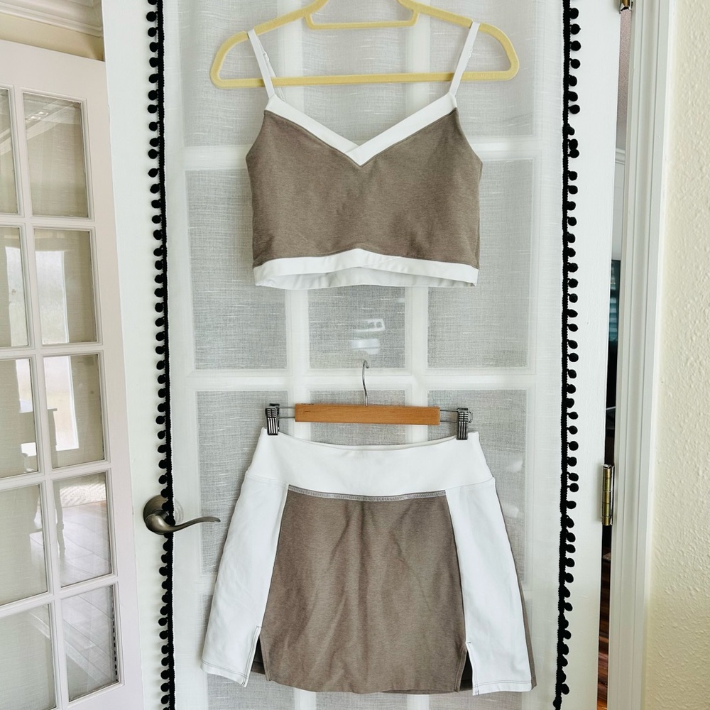 Beyond Yoga Spacedye Outlines Skirt and Cropped Tank Medium